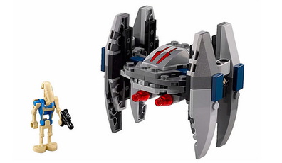 LEGO Set-Vulture Droid-Star Wars / Star Wars Microfighters Series 2 / Star Wars Episode 3-75073-1-Creative Brick Builders